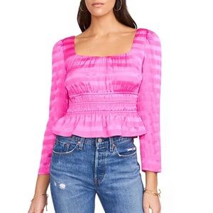 1 State Hot Pink Top